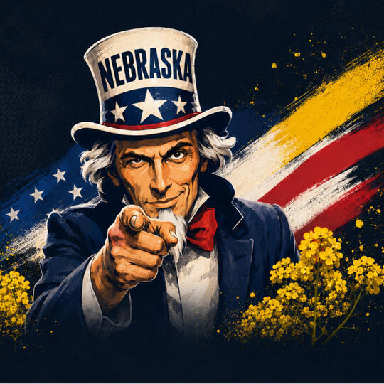 NEBRASKA - TVIRTA LAUKE, STIPRI DERLIUJE